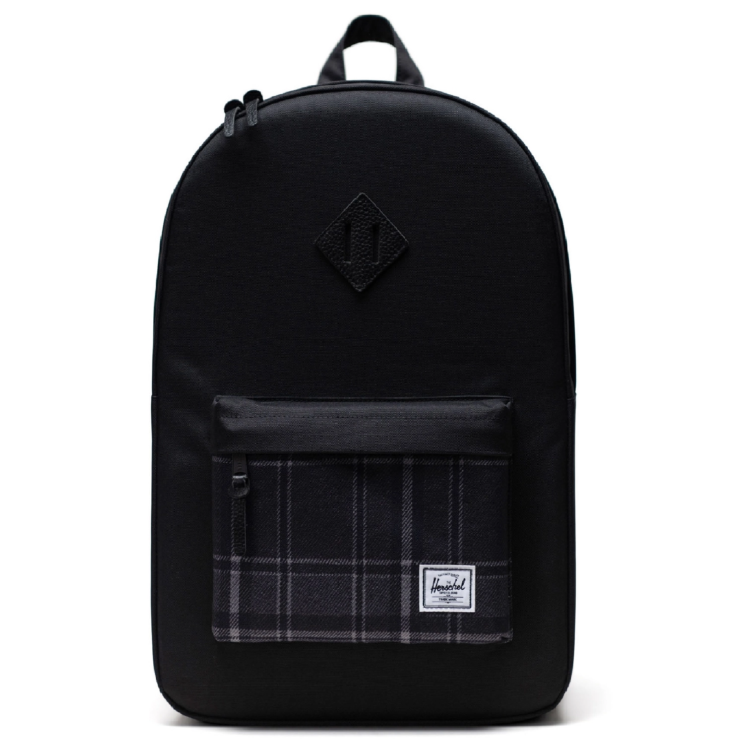 Sac à Dos Herschel Supply Co. Heritage Black Grayscale Plaid