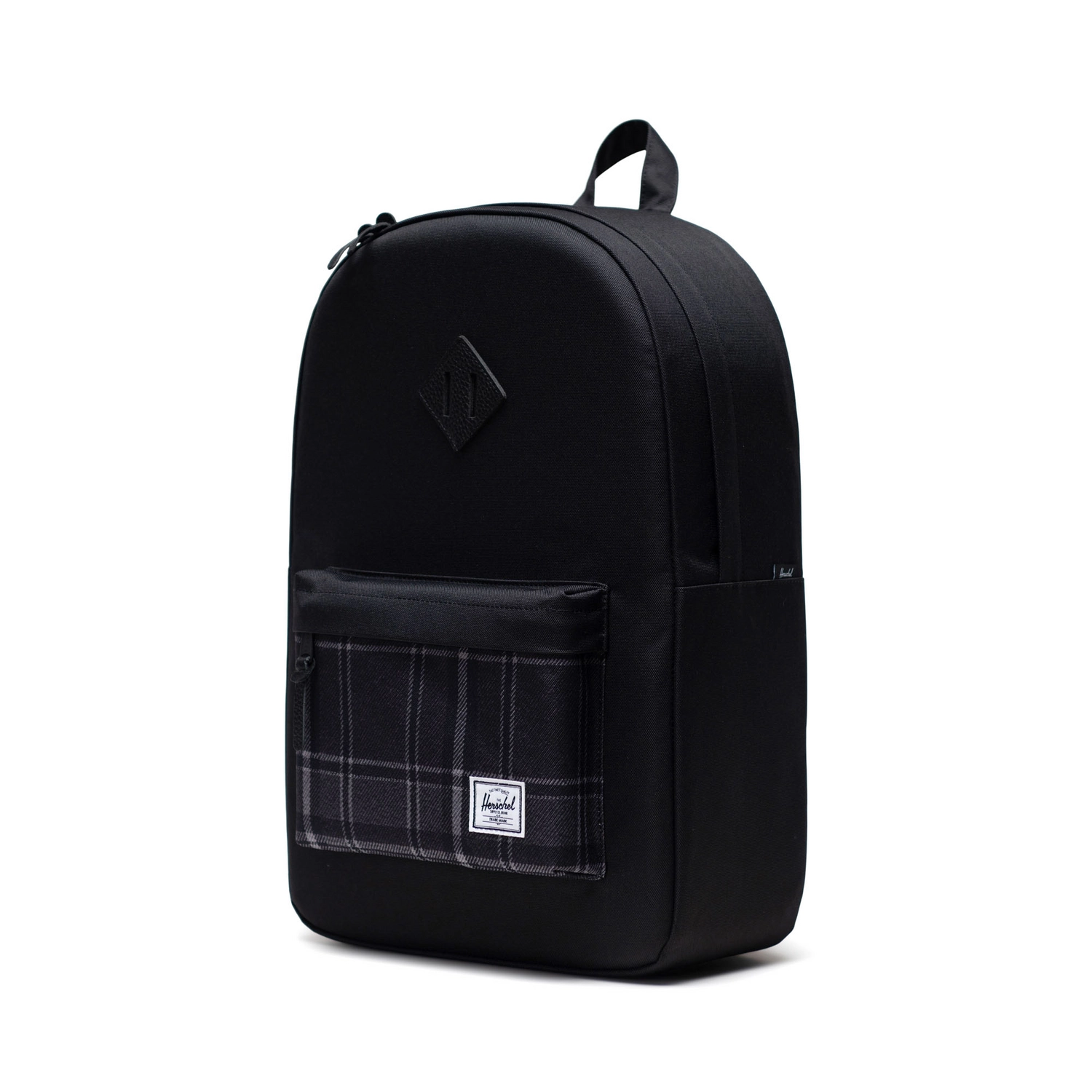 Sac à Dos Herschel Supply Co. Heritage Black Grayscale Plaid