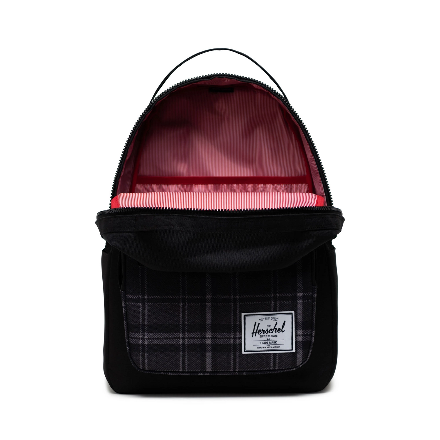 Sac à Dos Herschel Supply Co. Miller Black Grayscale Plaid