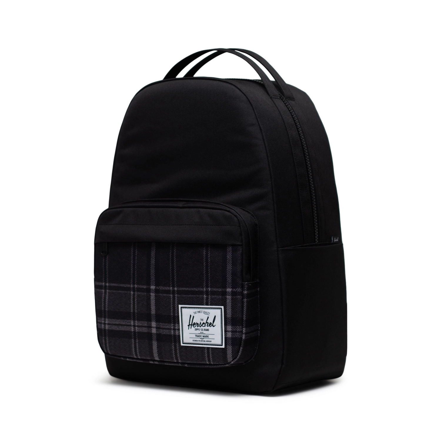 Sac à Dos Herschel Supply Co. Miller Black Grayscale Plaid