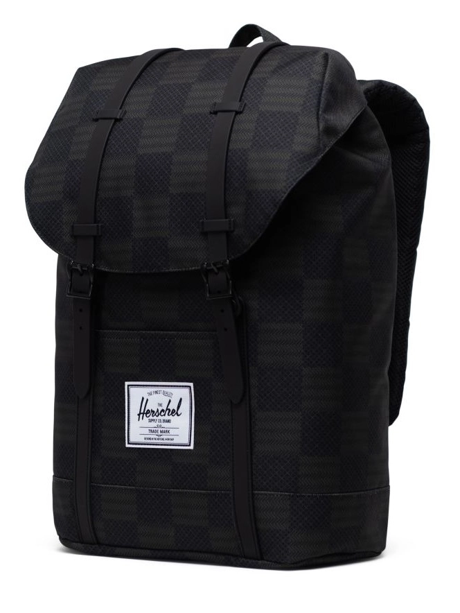 Sac à Dos Herschel Supply Co. Retreat Black Checkered Textile