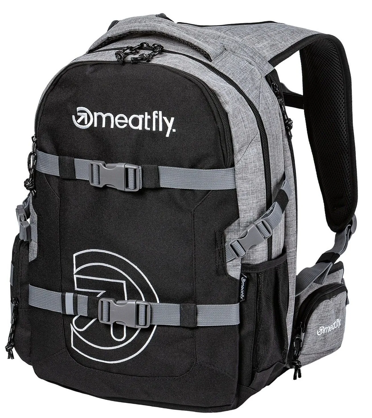 sac à dos Meatfly Ramble - Grey Heather/Black