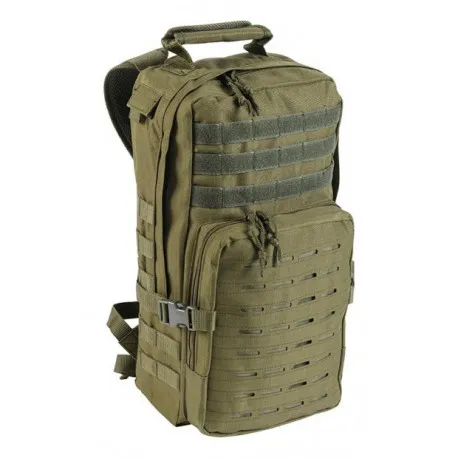 Sac à dos militaire avec laser cut et molle kaki 25 litres