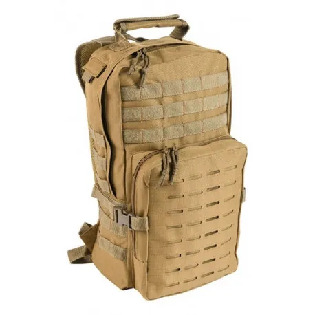 Sac à dos militaire avec laser cut et molle Tan 25 litres