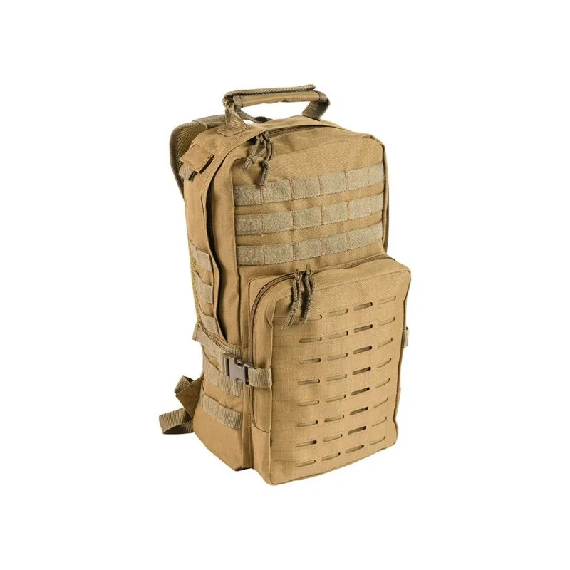 Sac à dos militaire avec laser cut et molle Tan 25 litres