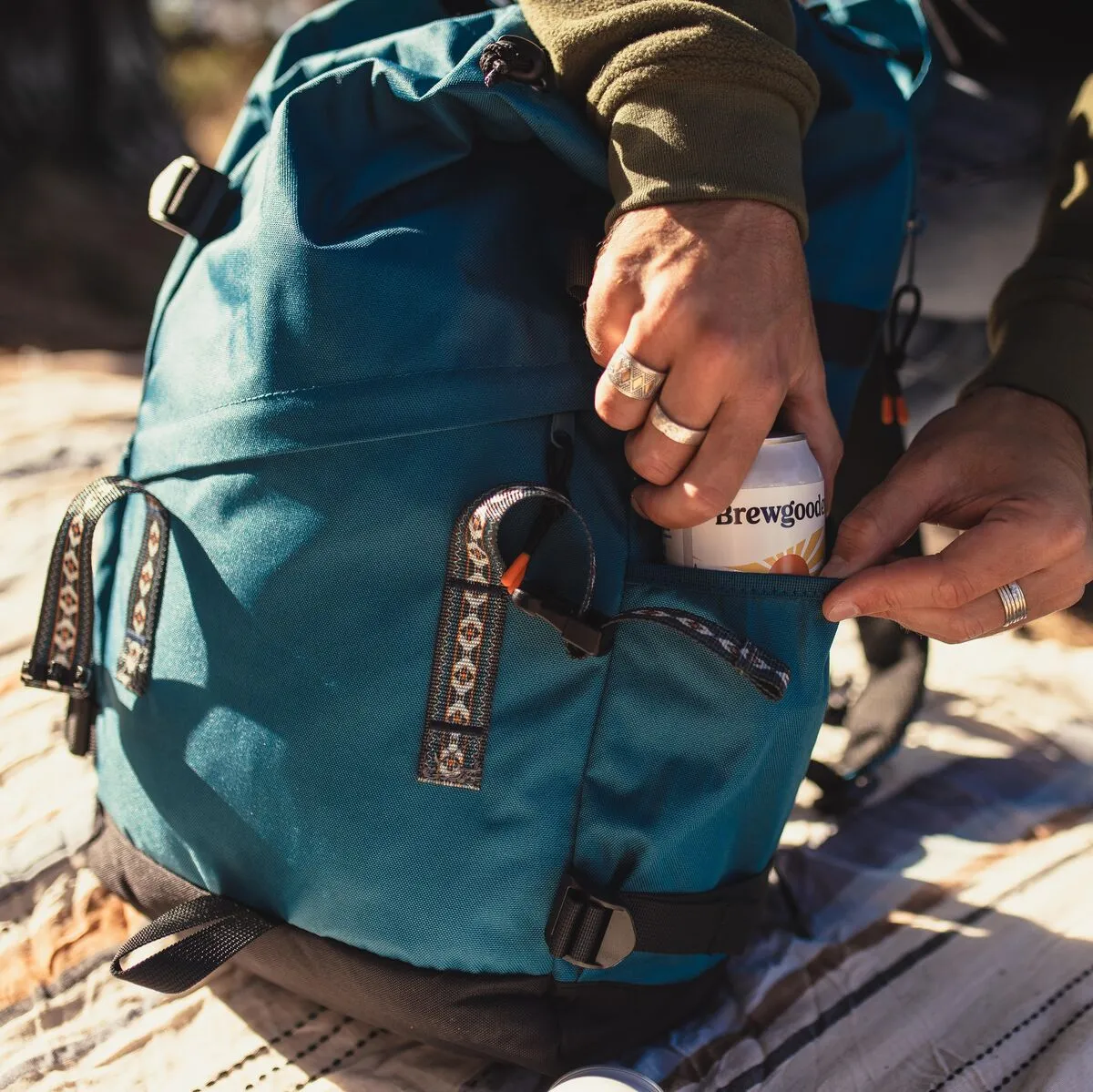 Sac à Dos Recyclé Boondocker 26L - Bleu Cendre