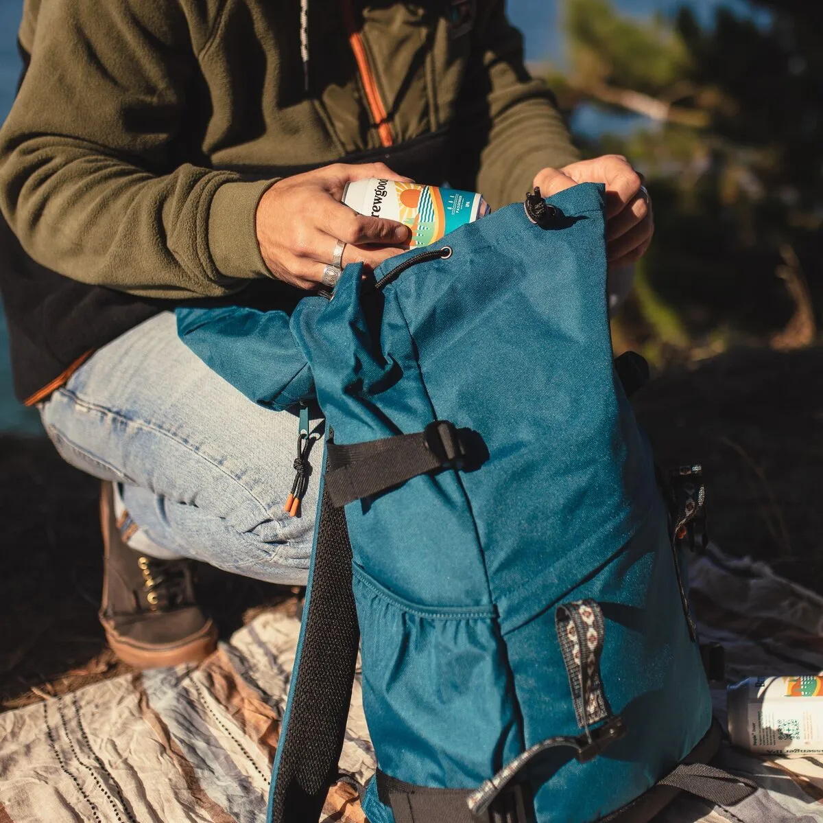 Sac à Dos Recyclé Boondocker 26L - Bleu Cendre