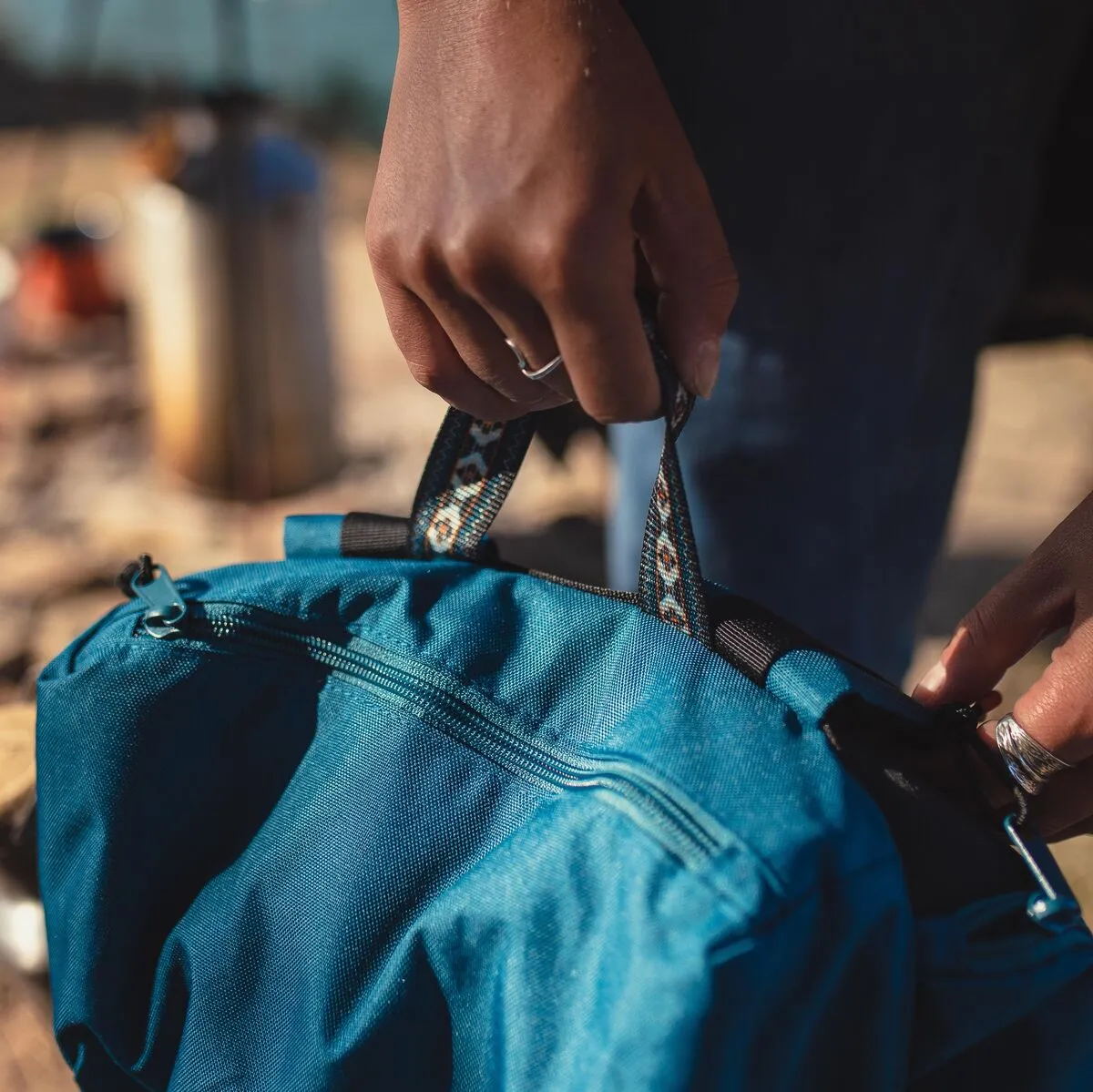 Sac à Dos Recyclé Boondocker 26L - Bleu Cendre