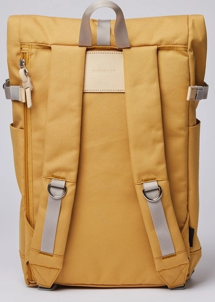 Sac à Dos Sandqvist Ilon Yellow With Natural Leather