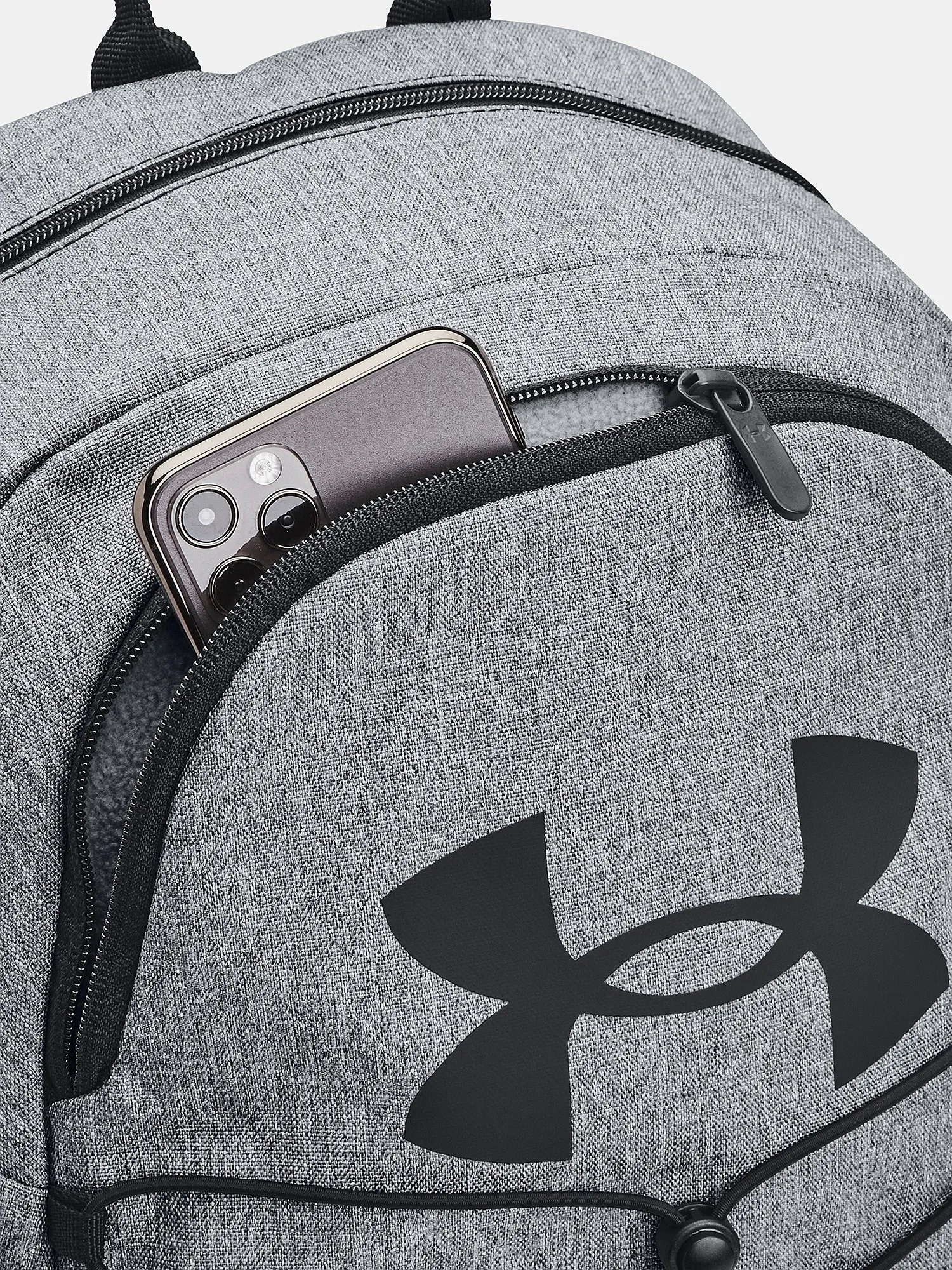 sac à dos Under Armour Hustle Sport - Pitch Gray Medium Heather/Black