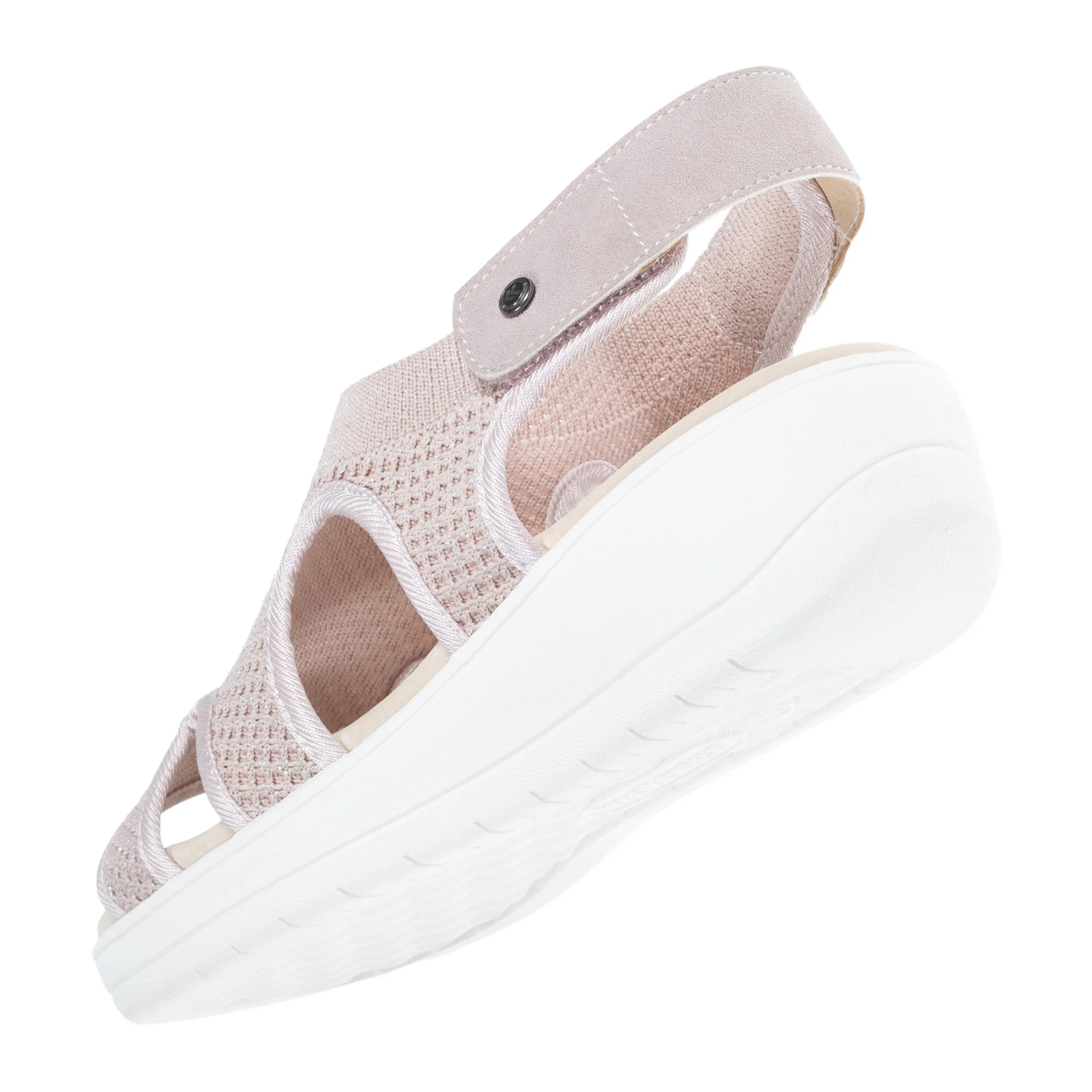 Sandales Femme CONFORT PLUS Rose Poudré