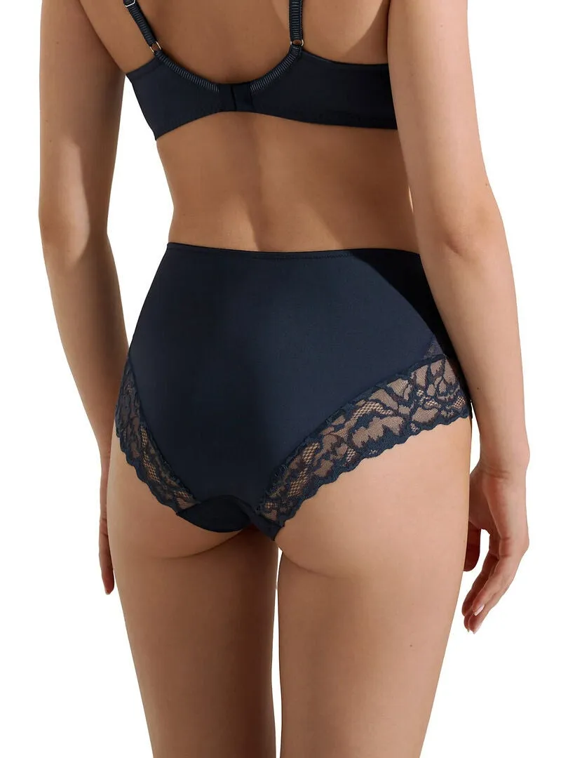 Slip taille haute Naty - Bleu