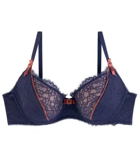 Soutien-gorge ampliforme coque moulée bleu Cuba Libre