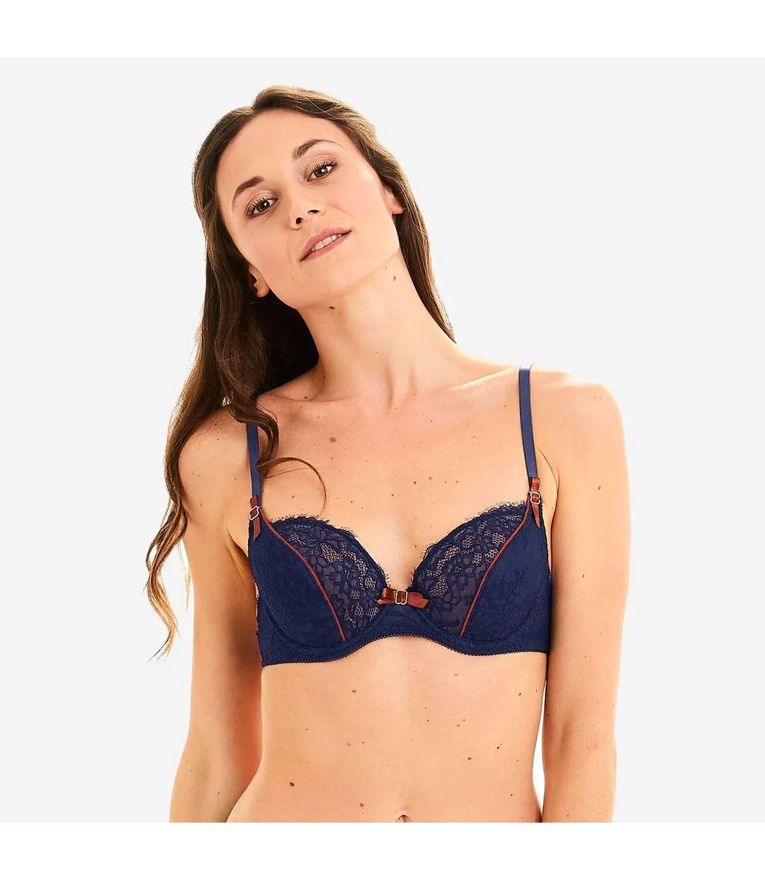 Soutien-gorge ampliforme coque moulée bleu Cuba Libre