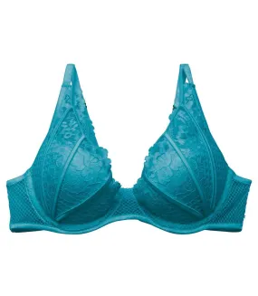 Soutien-gorge ampliforme coque moulée bleu Voltige