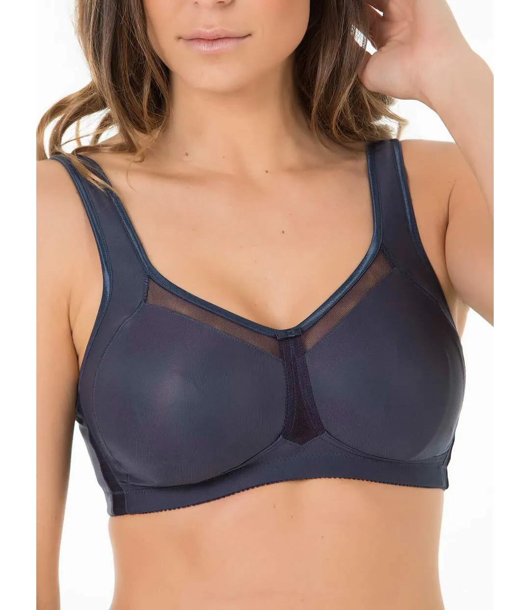 Soutien-gorge prothétique préformé sans armatures Adriana bleu Selmark