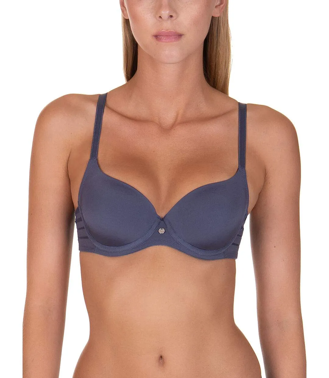 Soutien-gorge préformé Alegra Lisca bleu - bonnets F et G