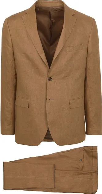 Suitable Suit De Lin Camel SU-LIN-STBL-2402 commander en lig