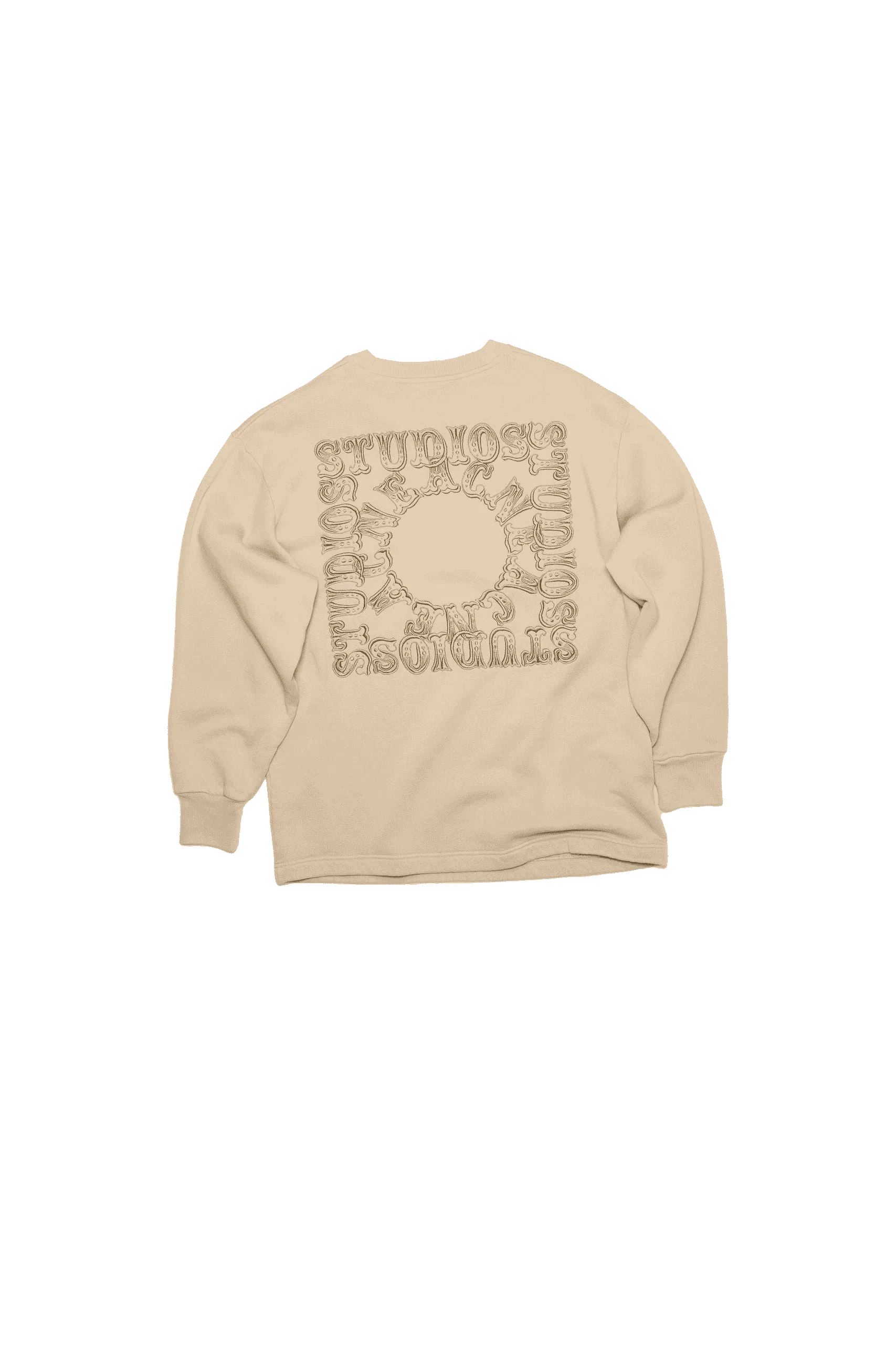 Sweat Cirque Coton Beige