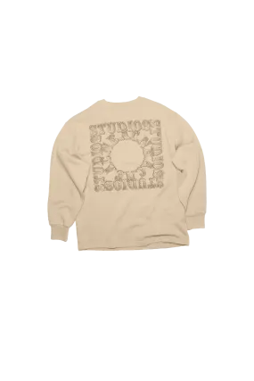 Sweat Cirque Coton Beige