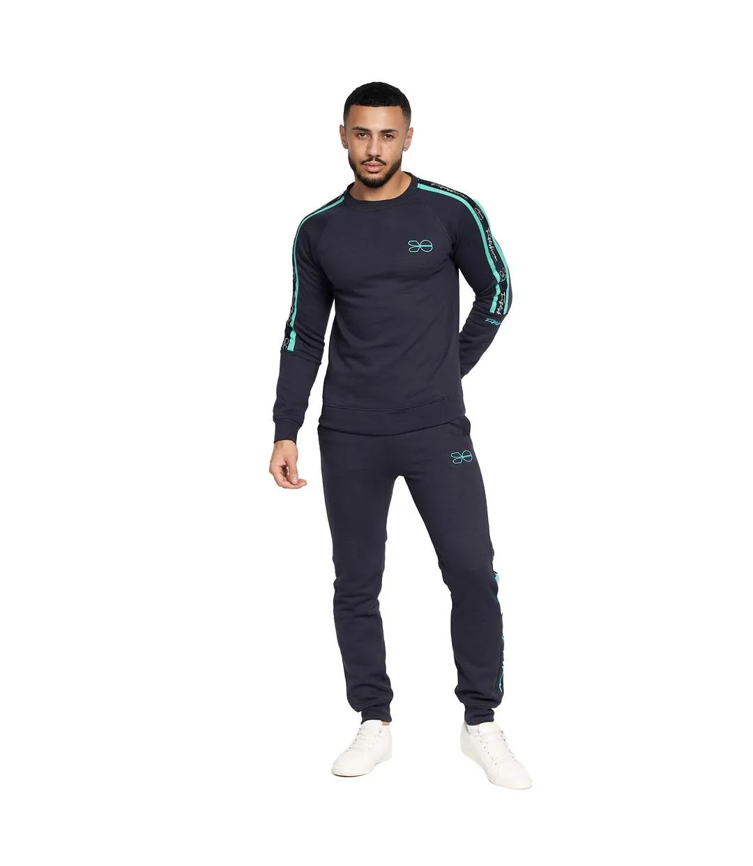 Sweat grassmeere homme bleu marine Crosshatch