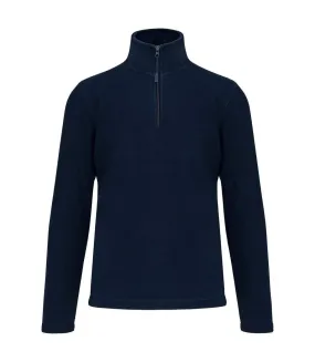 Sweat micropolaire zippé - Homme - K912 - bleu marine