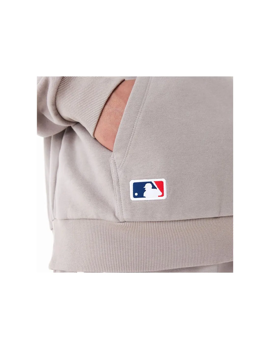 Sweat New Era League Essential Oversized New York Yankees Beige