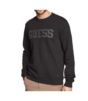 Sweat Noir Homme Guess Beau Cn Fleece