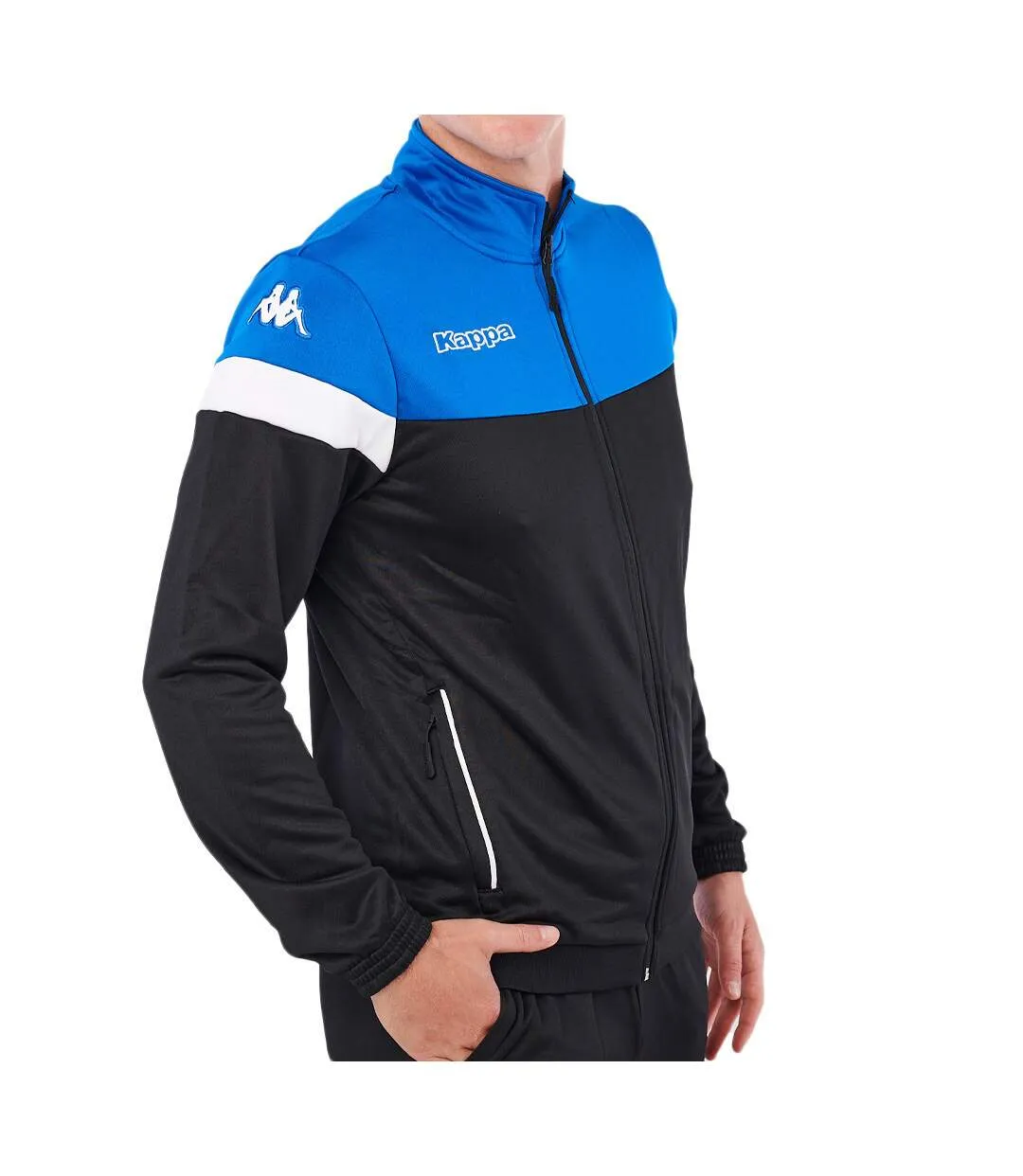 Sweat Noir/Bleu Foncé Homme Kappa Vacone