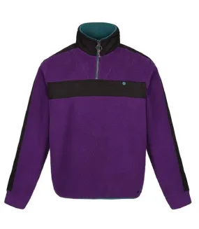 Sweat polaire - Homme - TRF671 - violet et noir