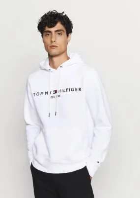 Sweat à capuche Tommy Hilfiger blanc