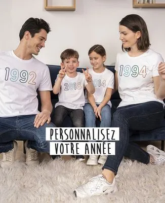 Sweatshirt homme Année brodée personnalisé II