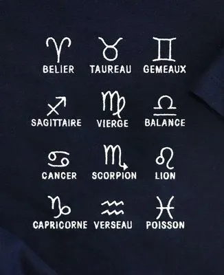 Sweatshirt homme Balance signe astrologique (brodé)