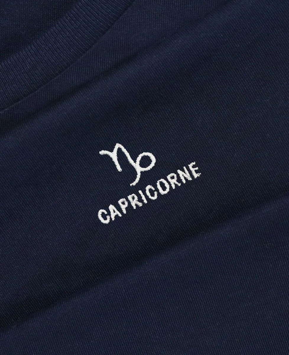 Sweatshirt homme Capricorne signe astrologique (brodé)