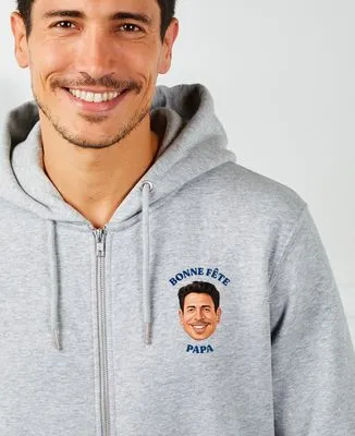 Sweatshirt homme Caricature fête des pères personnalisé