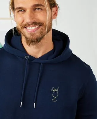 Sweatshirt homme Cocktail piña colada (brodé)