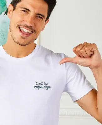 Sweatshirt homme C'est les copaings (brodé)