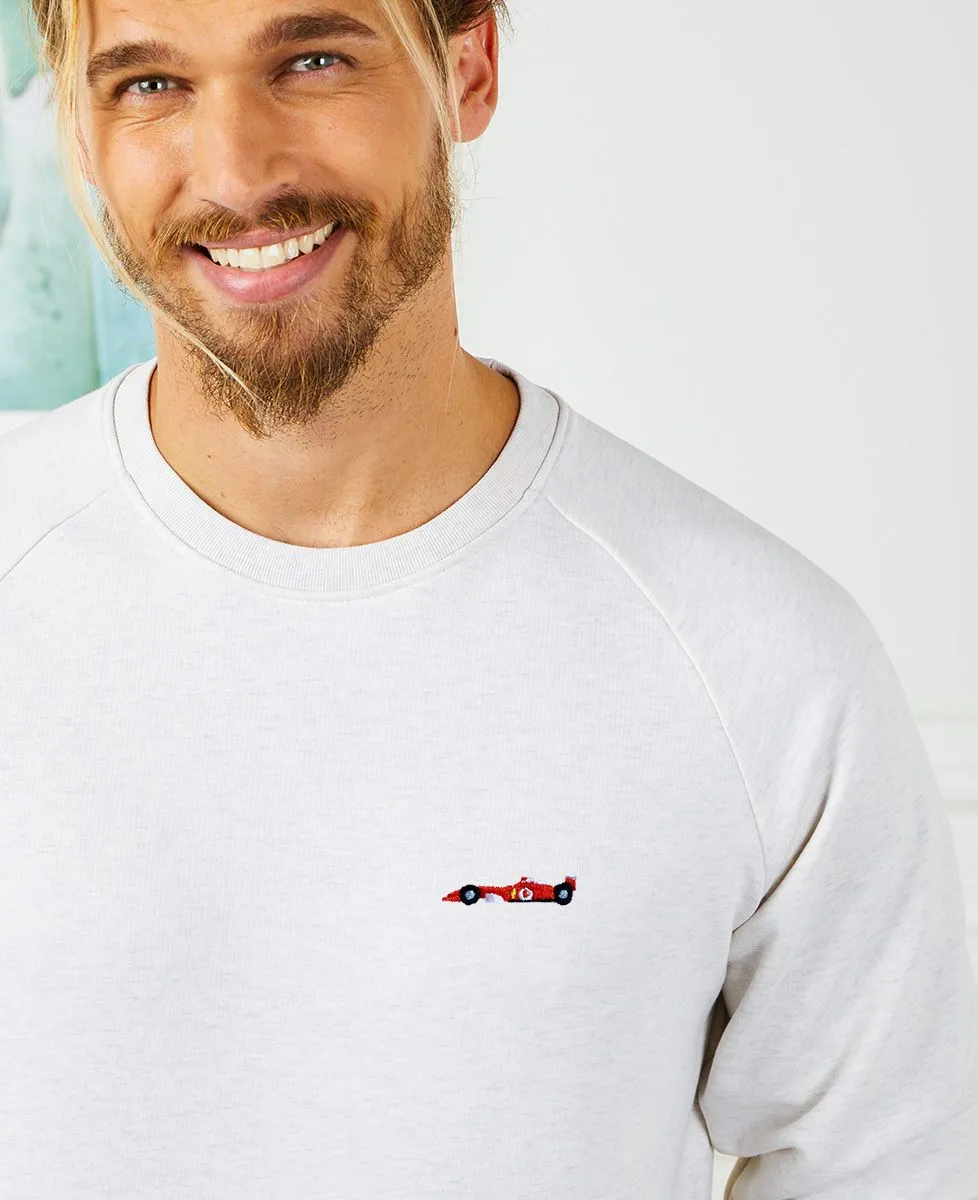 Sweatshirt homme Formule 1 rouge (brodé)