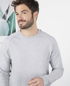 Sweatshirt homme Initiale dans un coeur brodé personnalisé