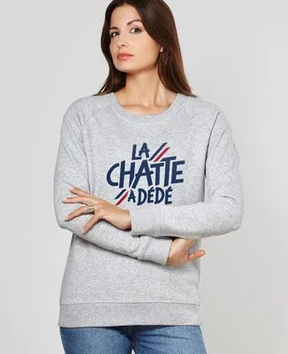 Sweatshirt homme La chatte à Dédé