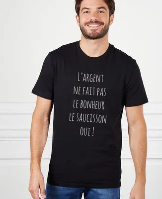 Sweatshirt homme L'argent ne fait pas le bonheur