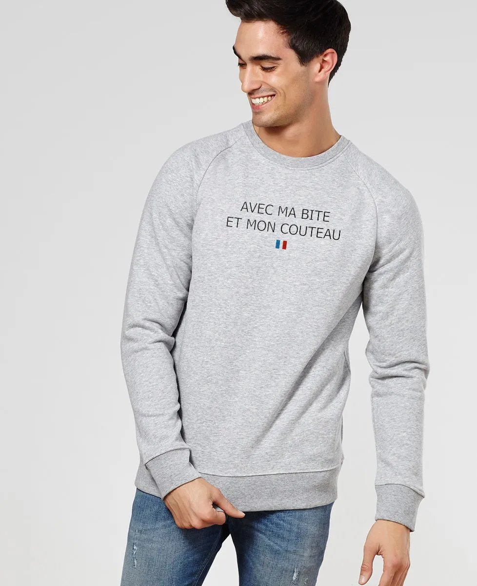 Sweatshirt homme Ma bite et mon couteau