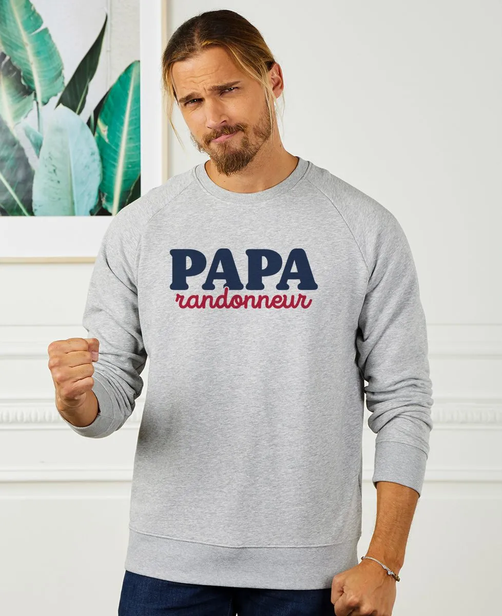 Sweatshirt homme Papa randonneur