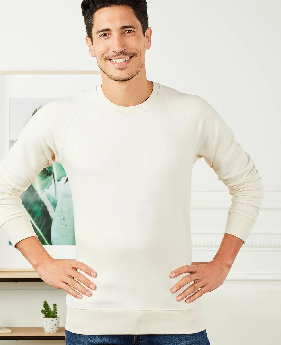 Sweatshirt homme Soleil anisé personnalisé