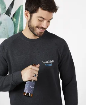 Sweatshirt homme Veni, Vedi, Vomi (brodé)