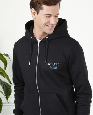 Sweatshirt homme Veni, Vedi, Vomi (brodé)