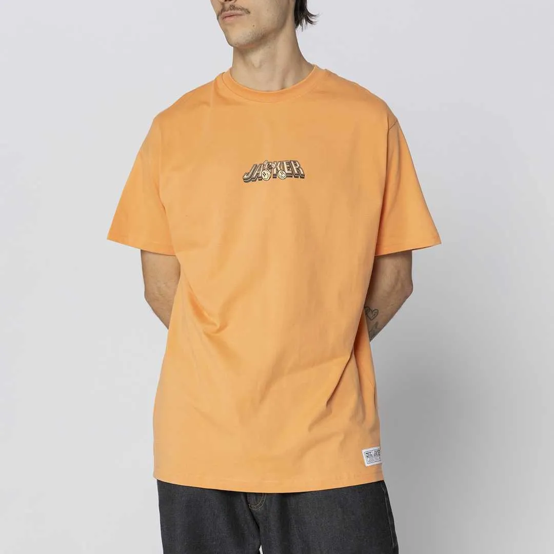 T-shirt : JACKER THERAPY TEE Orange - Bamboo Skateshop