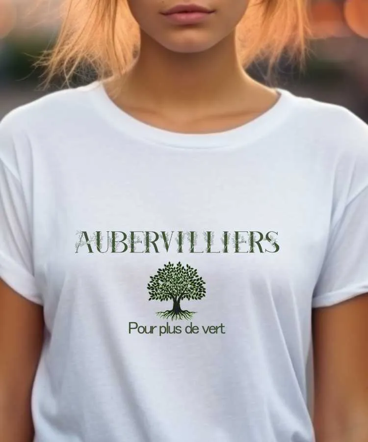 T-Shirt Aubervilliers pour plus de vert