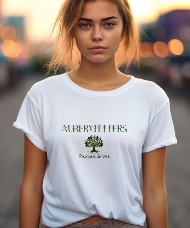 T-Shirt Aubervilliers pour plus de vert