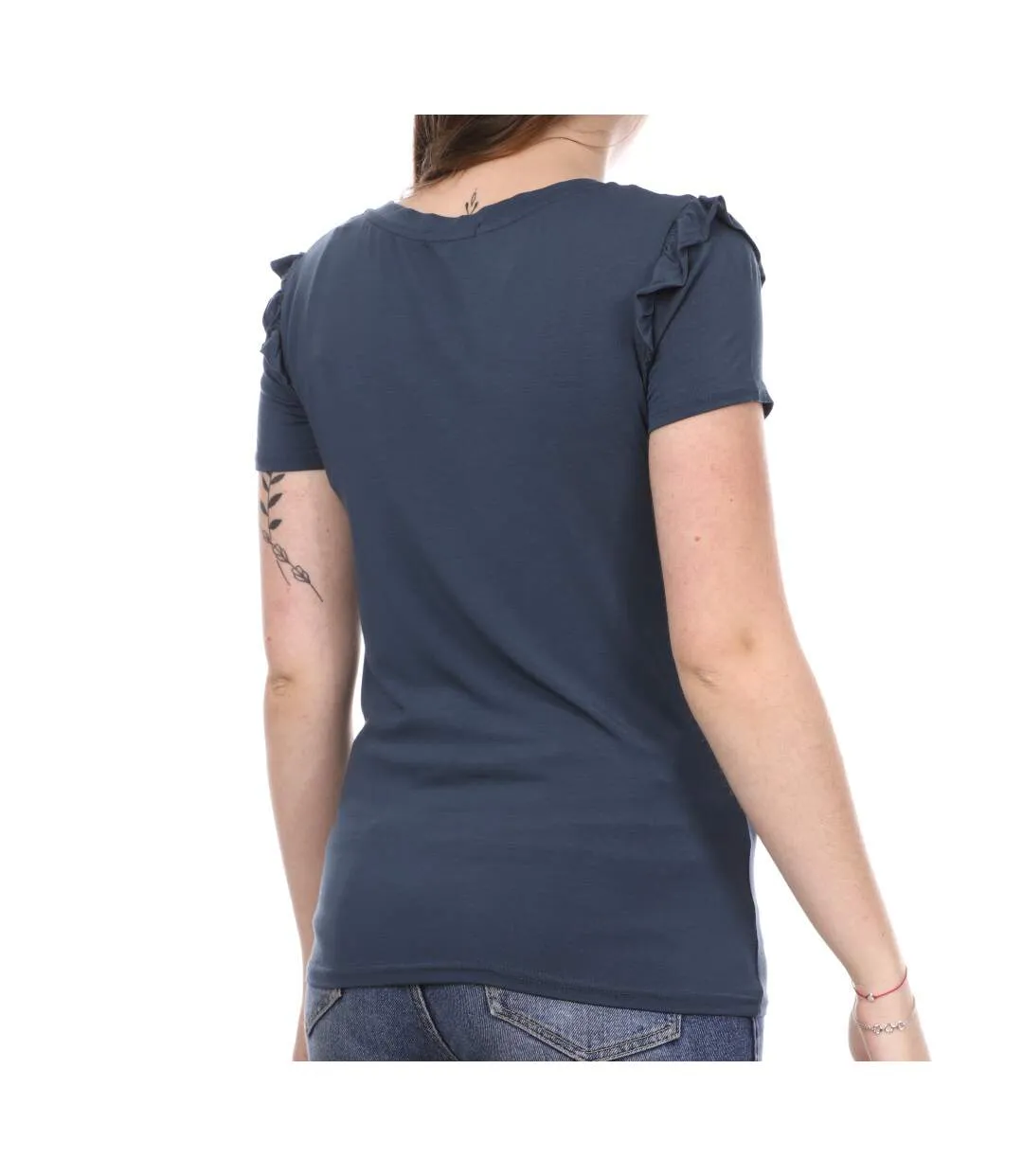 T-shirt Bleu Femme Teddy Smith Tolan